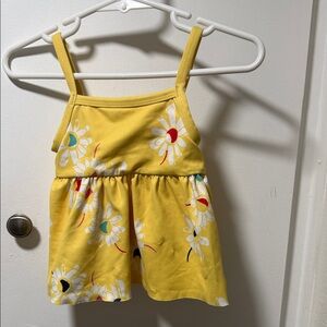 Hanna Andersson Yellow Daisy Swim Tankini Top